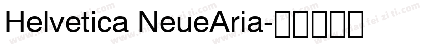 Helvetica NeueAria字体转换
